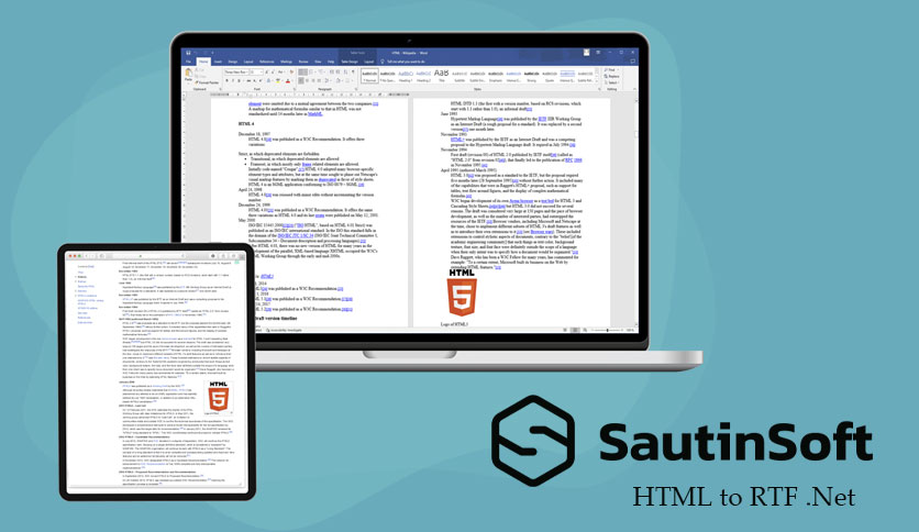 SautinSoft HTML to RTF .Net Crack